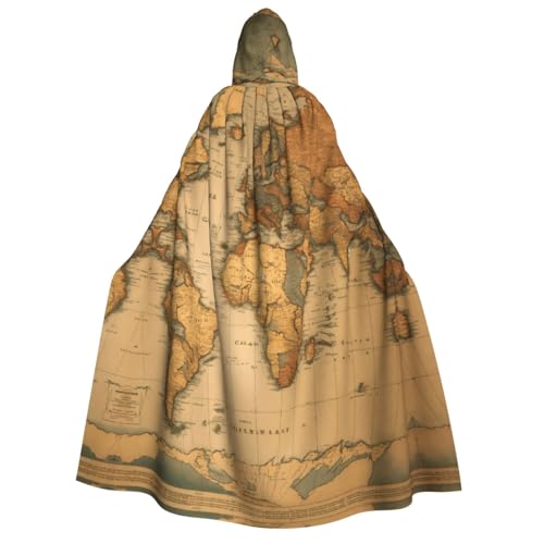 Umhang mit Weltkarten-Aufdruck, Unisex, Erwachsene, Halloween, Weihnachten, Karneval, Mottopartys, Cosplay, Kostüm Umhang mit Weltkarten-Aufdruck, Unisex, Erwachsene, Halloween, Weihnachten, Karneval, Mottopartys, Cosplay, Kostüm von HTTUP
