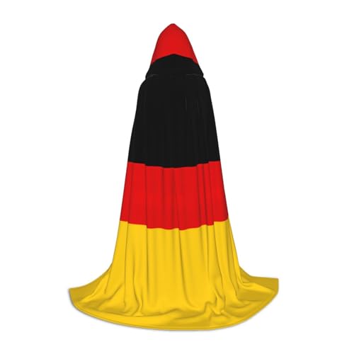 Umhang mit deutscher Flagge, mit Kapuze, für Halloween, Dekoration, Karneval, Cosplay, Mottopartys von HTTUP