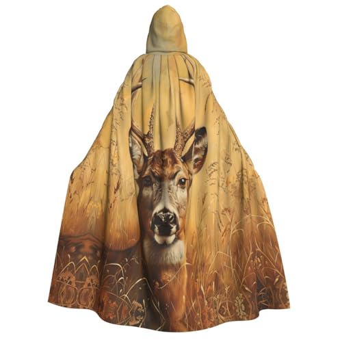 Umhang mit wildem Hirsch-Druck, Unisex, Erwachsene, Halloween, Weihnachten, Karneval, Mottopartys, Cosplay, Kostüm Umhang mit wildem Hirsch-Druck, Unisex, Erwachsene, Halloween, Weihnachten, Karneval, Mottopartys, Cosplay, Kostüm von HTTUP