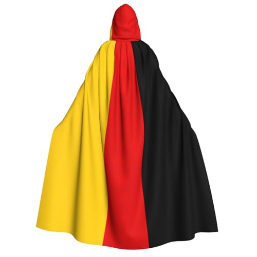 Unisex Kapuzenumhang mit deutscher Flagge, Halloween, Karneval, Vampir, Cosplay, Umhang mit Kapuze von HTTUP