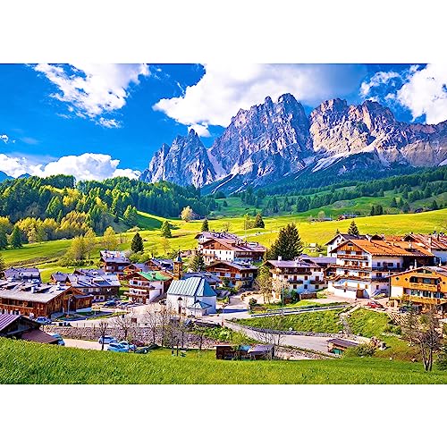HUADADA Puzzle 1000 Teile für Erwachsene, Impossible Geschicklichkeitsspiel für Die Ganze Familie, Farbenfrohes Puzzle-Geschenk Mit Cortina d'Ampezzo-Motiv HUADADA Puzzle 1000 Teile für Erwachsene, Impossible Geschicklichkeitsspiel für Die Ganze Familie, Farbenfrohes Puzzle-Geschenk Mit Cortina d'Ampezzo-Motiv von HUADADA