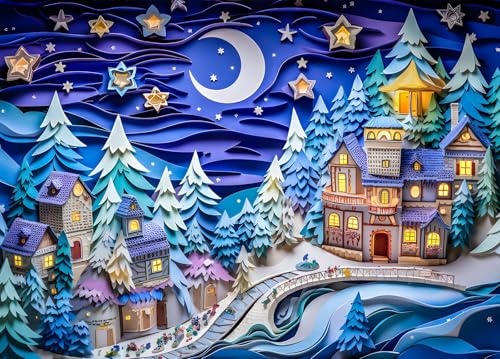 HUADADA Puzzle für Erwachsene, 1000 Teile, Stadt mit Poster, perfekt ineinandergreifend, Buchstabe auf der Rückseite, kein Staub, Heimdekoration, Geburtstagsparty, Geschenk, Spielzeug für Männer HUADADA Puzzle für Erwachsene, 1000 Teile, Stadt mit Poster, perfekt ineinandergreifend, Buchstabe auf der Rückseite, kein Staub, Heimdekoration, Geburtstagsparty, Geschenk, Spielzeug für Männer von HUADADA