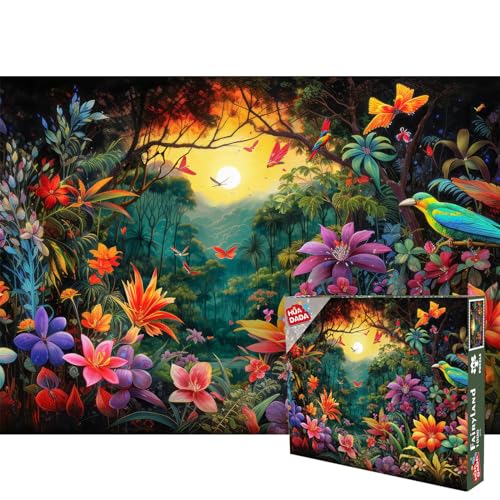 Puzzle 1000 Teile, Puzzles für Erwachsene und Kinder ab 14 Jahren,Familienpuzzlespiel,High Difficulty Fairyland Puzzle Ist EIN Tolles Geschenk für Erwachsene von HUADADA