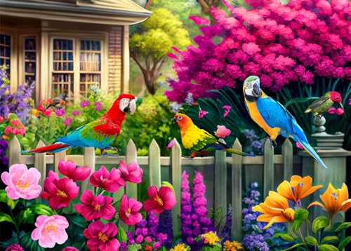 Puzzle 500 Teile für Erwachsene,Puzzle klassisches Lernspiel-Garten-Eisvogel-Wunderschönes Dekoration Geschenke Puzzle 500 Teile für Erwachsene,Puzzle klassisches Lernspiel-Garten-Eisvogel-Wunderschönes Dekoration Geschenke von HUADADA