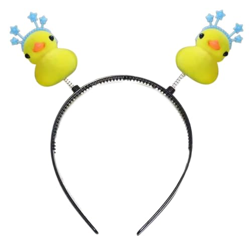 HUAJINGKEJI Cartoon Gelbe Entenform Haarband Fotografie Haarband Halloween Karneval Party Kreative Stirnbänder für Mädchen Kinder von HUAJINGKEJI