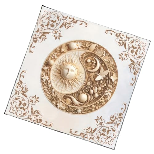 HUAJINGKEJI Divinations Tischdecke Sonnenblume Astrologie Tarotkarte Tischdecke Altars Stoffbrettspiel Accessoire Kartentisch Tuch Wand Dekore HUAJINGKEJI Divinations Tischdecke Sonnenblume Astrologie Tarotkarte Tischdecke Altars Stoffbrettspiel Accessoire Kartentisch Tuch Wand Dekore von HUAJINGKEJI