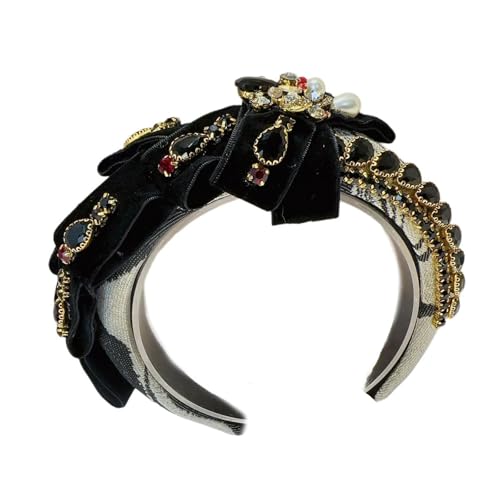 HUAJINGKEJI Luxuriöses Blingbling Stirnband Auffällige Kopfbedeckung Weihnachten Party Foto Requisiten Frauen Kopfbedeckung Cosplay Zubehör von HUAJINGKEJI