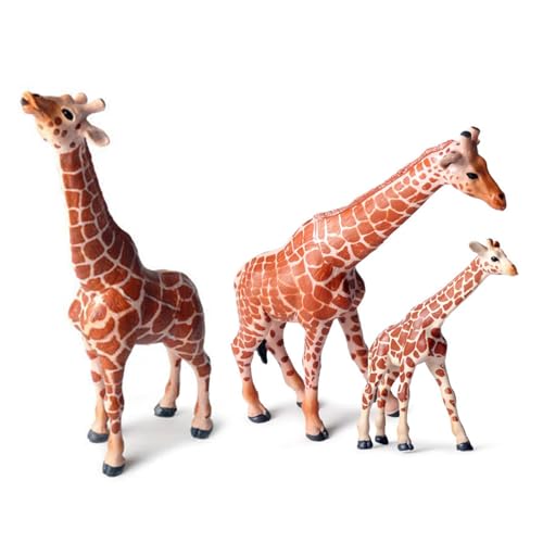 HUAJINGKEJI Realistische Giraffenfigur, Perfekt Für Heimdekoration, Büro, Ausstellung, Authentische Tierfigur, Aufwendige Foto Requisiten von HUAJINGKEJI