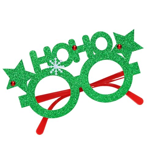 HUAJINGKEJI Weihnachtsbrillenrahmen, Weihnachtsbrille, Kostüm, kreative Brille, Schneemänner, Party-Zubehör von HUAJINGKEJI