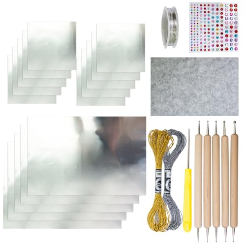 HUAJINGKEJI Weihnachtsschmuck-Bastelset für Familienaktivitäten mit Aluminiumblech und Holzgriff HUAJINGKEJI Weihnachtsschmuck-Bastelset für Familienaktivitäten mit Aluminiumblech und Holzgriff von HUAJINGKEJI