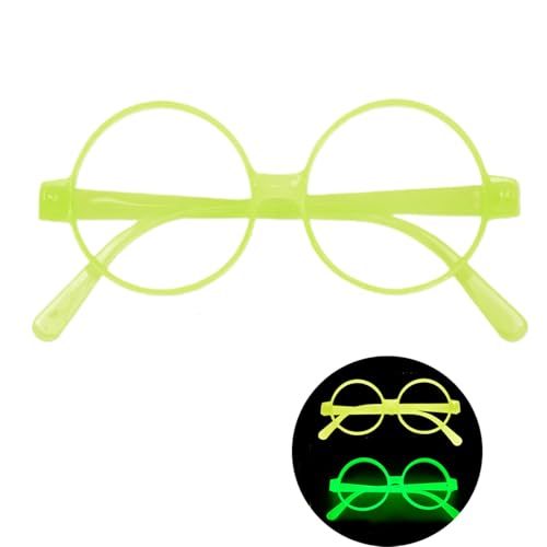 HUANGGG Fluoreszierende Brillen, Unisex, Erwachsene, Party-Zubehör, Nachtclub, Kostüm, Brille, Event-Versorgung von HUANGGG