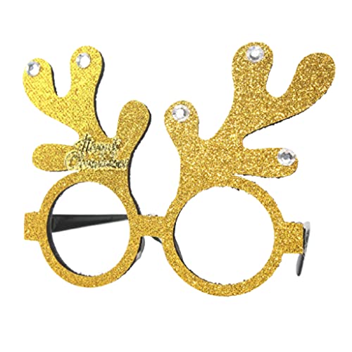 HUANIZI Partybrille Weihnachten Geburtstag Halloween Geschenke für Nachbarn Kinder Exquisite Neujahrsbrille Stirnband Lustig von HUANIZI