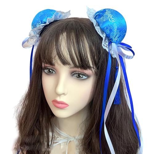 RibbonBows Haarspange für Damen, modische Schleife, Haarklammer, Cosplay, Kostüm, Kopfschmuck, Rollenspiel, Haarspange von HUANIZI