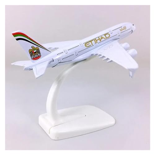 Aerobatic Flugzeug 14 cm A380 Modellflugzeug Im Maßstab 1:400 Mit Sockel Aus Druckguss-Metalllegierung, Flugzeugspielzeug von HUANTY