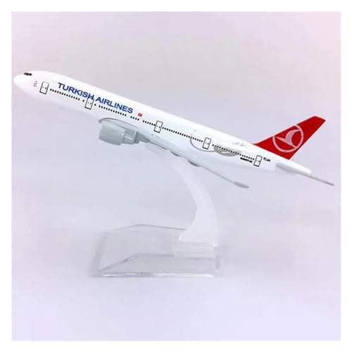 Aerobatic Flugzeug 16 cm Großes 1:400 B777-300-Modell Einer Fluggesellschaft Mit Flugzeug-Ausstellungsmodell Aus Kunststoffbasislegierung von HUANTY