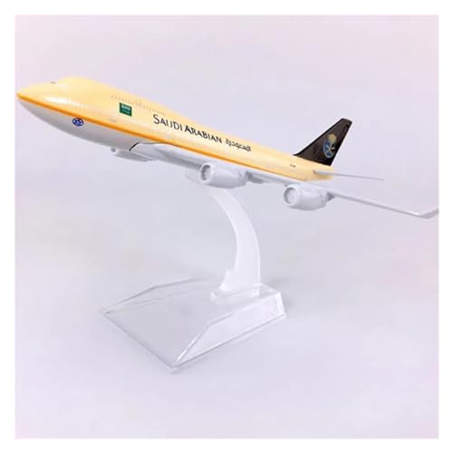 Aerobatic Flugzeug 16CM 1:400 B747-400-Modell Einer Fluggesellschaft Mit Flugzeug-Ausstellungsmodell Aus Unedler Metalllegierung von HUANTY