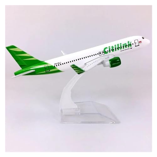 Aerobatic Flugzeug 16CM Druckguss-Flugzeugmodell Der Air Citilink Airlines A320 A320-200 Aus Metalllegierung Im Maßstab 1:400 von HUANTY