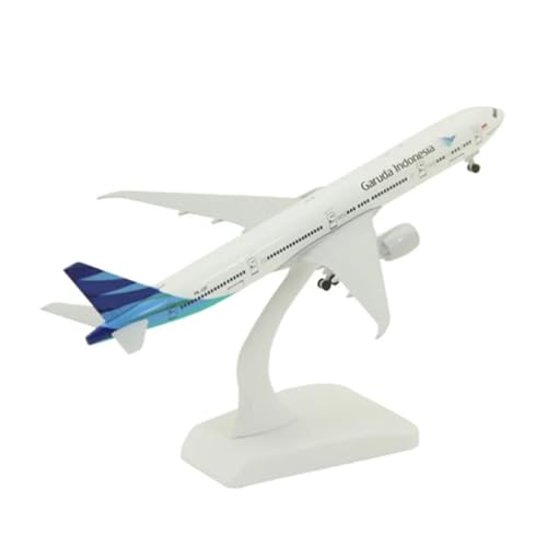 Aerobatic Flugzeug 18CM 1:400 B777-300 Modell Garuda Indonesia Mit Statischem Flugzeugdisplay Aus Kunststoffbasislegierung von HUANTY