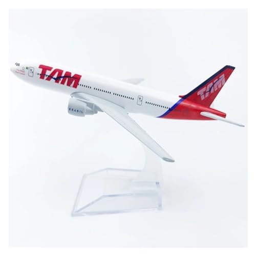 Aerobatic Flugzeug Airline-Flugzeugmodell 16CM 1:400 Flugzeug 777 B777-Modell Mit Basislegierungs-Flugzeugspielzeugmodell von HUANTY