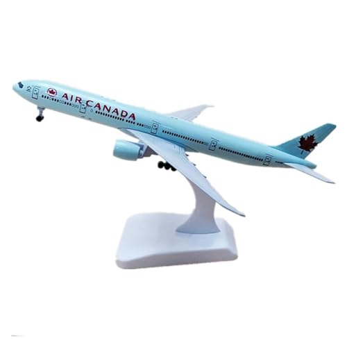 Aerobatic Flugzeug Für Air Canada Boeing B777 Metalllegierung Flugzeug Mit Rad Flugzeug Flugzeug Modell Spielzeug Kinder Sammler Display 20CM von HUANTY