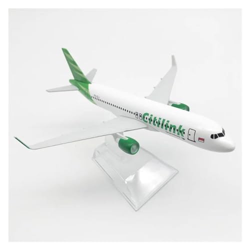 HUANTY Aerobatic Flugzeug 16CM 1:400 Modell Diecast Legierung Flugzeug Air Citilink A320 Airways Airline Modell Mit Stand Spielzeug von HUANTY