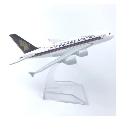 HUANTY Aerobatic Flugzeug 16CM 1:400 Modell Druckguss Legierung Flugzeug Air Airbus A380 Airline Display Modell Mit Stand Spielzeug von HUANTY