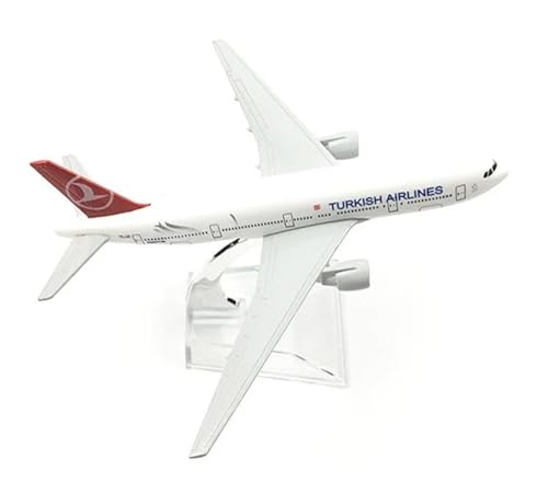 HUANTY Aerobatic Flugzeug 16CM 1:400 Modelldruckguss-Legierungsflugzeug Air Airlines Boeing 777 Airline-Display-Modell Mit Standdisplay von HUANTY