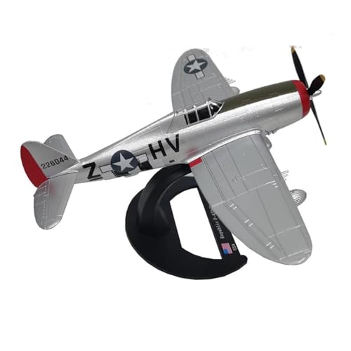 HUANTY Aerobatic Flugzeug Druckguss Maßstab 1:72 Flugzeugmodell P-47D Propeller Kämpfer Legierung Simulation Flugzeug Sammlung Spielzeug Geschenke von HUANTY