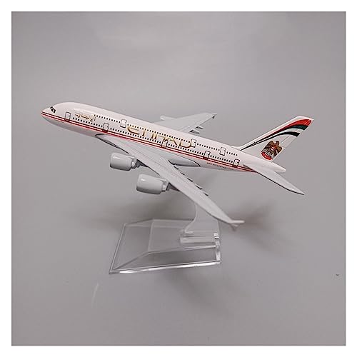 HUANTY Aerobatic Flugzeug ETIHAD Airbus 380 A380 Airlines Flugzeug Modell Druckguss Flugzeug Modell Flugzeug & Räder Fahrwerke 16 cm 20 cm(16cm) von HUANTY