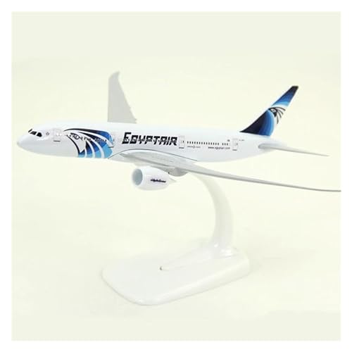 HUANTY Aerobatic Flugzeug Für Egypt Air Legierung Metall Boeing B787-9 Flugzeug B787 Airways Flugzeug Modell Flugzeug Kits 18 cm Flugzeuge Im Maßstab 1:250 von HUANTY