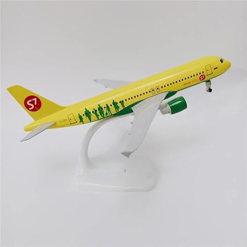 HUANTY Aerobatic Flugzeug Für Russische Sibirien S7 Airlines Metall Druckguss Airbus A320 Flugzeug Modell Spielzeug Flugzeug Display Sammeln 20CM Flugzeuge von HUANTY