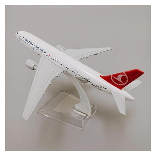 HUANTY Aerobatic Flugzeug Legierung Metall Air Turkish Airlines B777 Flugzeug Modell Türkische Boeing 777 Airways Druckguss Flugzeug Modell Flugzeug Kinder Geschenke von HUANTY