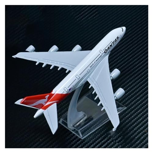 HUANTY Aerobatic Flugzeug Metall Flugzeug Passagier Modell 1:400 16 cm Korean Air A380 Modell Luftfahrt Airbus Legierung Material Kinder Junge Spielzeug(Größe:B) von HUANTY