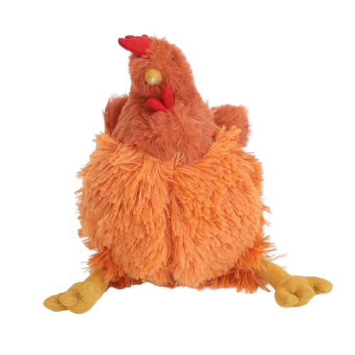 HUAOSN Stofftier für Huhn, Realistisches, Weiches, Süßes Stofftierspielzeug, Plüschtier für Schlafzimmer, Kinder, Spielzimmer von HUAOSN