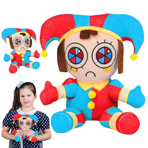 HUARYEN The Amazing Digital Circus Plush 25cm Digital Circus Plüsch Anime Plush Circus Clowns Cartoon Kuscheltier Anime Zirkusspielzeug Figuren Toys Kinder Weihnachts Geburtstagsgeschenke von HUARYEN