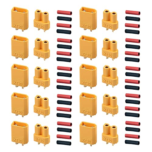 HUAZIZ 10 Paar XT30 Connector XT30 Männlich Weiblich Stecker-Hochstrom Stecker für RC Lipo Akku von HUAZIZ