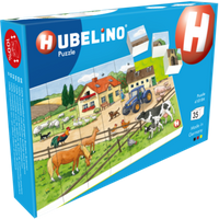 HUBELINO 410184 Puzzle Bauernhof (35-teilig) von HUBELINO