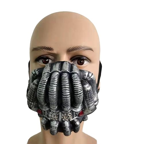 Erwachsene Bane Darks Knights Rises Bane Maske Zerstörer Gesichtsmaske Helm Halloween Cosplay Maske Kostüm Requisiten für Erwachsene von HUCAYD