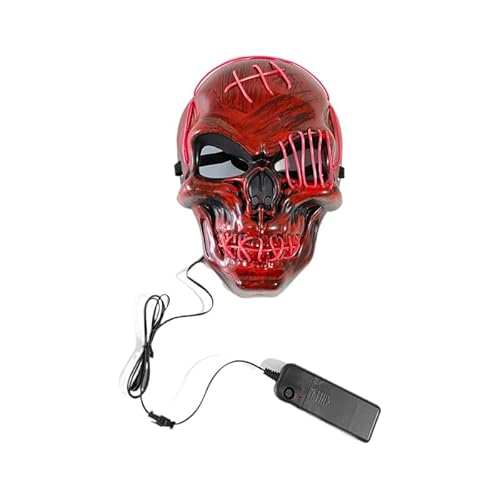 HUCAYD Skelett Biochemikalien Maske Schwarzer Hut Gruselige Totenkopfmaske Gruselige Vollkopfmaske Halloween Cosplay Requisiten für Erwachsene von HUCAYD