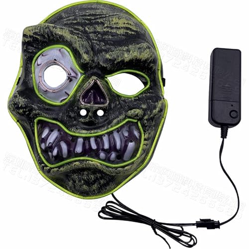 HUCAYD Skelett Biochemikalien Maske Schwarzer Hut Gruselige Totenkopfmaske Gruselige Vollkopfmaske Halloween Cosplay Requisiten für Erwachsene von HUCAYD