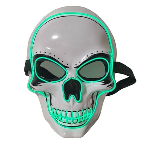 HUCAYD Skelett Biochemikalien Maske Schwarzer Hut Gruselige Totenkopfmaske Gruselige Vollkopfmaske Halloween Cosplay Requisiten für Erwachsene von HUCAYD