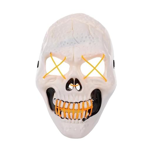 HUCAYD Skelett Biochemikalien Maske Schwarzer Hut Gruselige Totenkopfmaske Gruselige Vollkopfmaske Halloween Cosplay Requisiten für Erwachsene von HUCAYD