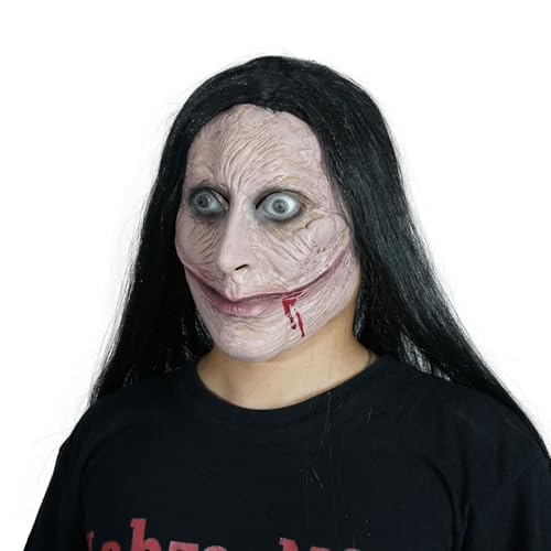 Walkings Deads Zombie-Maske Böses Biochemisches Monster Gruseliger Vollkopf Gruselige Laxet Maske Halloween Horror Cosplay Kostüm Requisiten für Erwachsene von HUCAYD