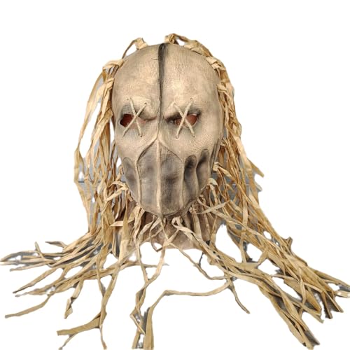 Walkings Deads Zombie-Maske Böses Biochemisches Monster Gruseliger Vollkopf Gruselige Laxet Maske Halloween Horror Cosplay Kostüm Requisiten für Erwachsene von HUCAYD