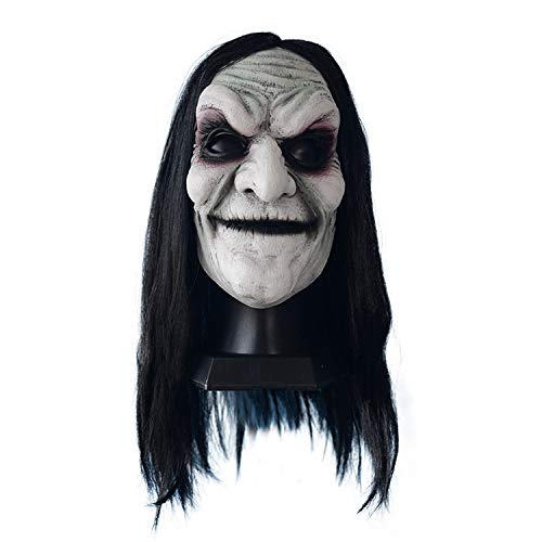 Walkings Deads Zombie-Maske Böses Biochemisches Monster Gruseliger Vollkopf Gruselige Laxet Maske Halloween Horror Cosplay Kostüm Requisiten für Erwachsene von HUCAYD