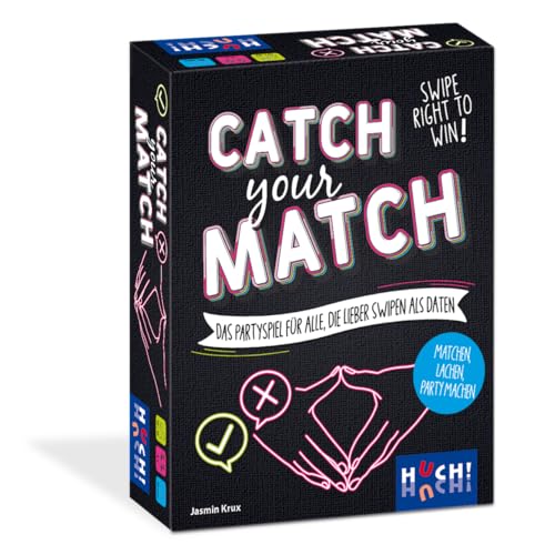 HUCH!, Catch Your Match!, Partyspiel mit Promis & witzigen Dating-Profilen, Lustige Kombis für Spielabende, Für 3+ Spieler ab 14 Jahren HUCH!, Catch Your Match!, Partyspiel mit Promis & witzigen Dating-Profilen, Lustige Kombis für Spielabende, Für 3+ Spieler ab 14 Jahren von HUCH!