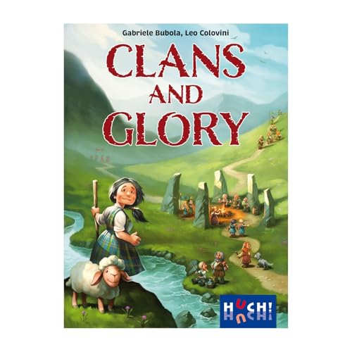 HUCH!, Clans and Glory, Gesellschaftsspiel, Strategisches Kartenspiel, Spannende Clan-Duelle in den Highlands, Für 2–4 Spieler ab 10 Jahren von HUCH!