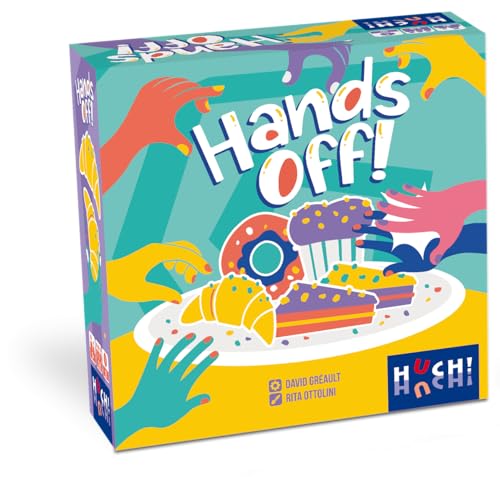 HUCH!, Hands Off!, Familienspiel mit Würfeln und Karten, Reaktionsspiel für schnelle Finger und scharfe Augen, Für 2 bis 6 Spieler ab 6 Jahren HUCH!, Hands Off!, Familienspiel mit Würfeln und Karten, Reaktionsspiel für schnelle Finger und scharfe Augen, Für 2 bis 6 Spieler ab 6 Jahren von HUCH!
