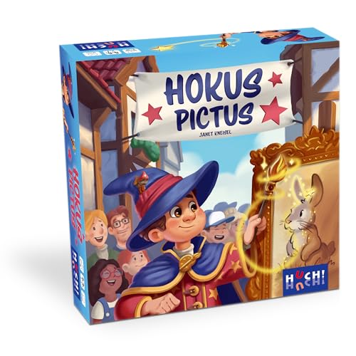 HUCH!, Hokus Pictus, Kinderspiel mit magischem Magnet-Malspaß, Unsichtbare Zauberbilder entdecken, Kreatives Ratespiel, Für 2–4 Spieler ab 5 Jahren HUCH!, Hokus Pictus, Kinderspiel mit magischem Magnet-Malspaß, Unsichtbare Zauberbilder entdecken, Kreatives Ratespiel, Für 2–4 Spieler ab 5 Jahren von HUCH!