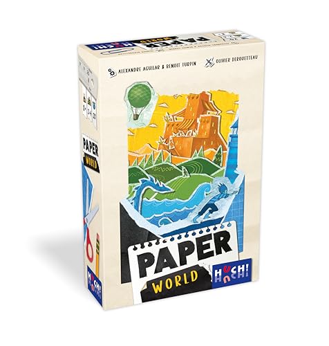 HUCH!, Paper World, Kreatives Gesellschaftsspiel zur Landschaftsgestaltung, Spannendes Kartenspiel mit Strategie, Für 2–4 Spieler ab 8 Jahren HUCH!, Paper World, Kreatives Gesellschaftsspiel zur Landschaftsgestaltung, Spannendes Kartenspiel mit Strategie, Für 2–4 Spieler ab 8 Jahren von HUCH!